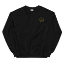 AMGST002 Activastic Men's Small Circle Logo Graphic Crew Neck Sweatshirt