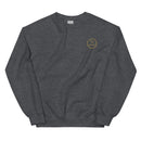 AMGST002 Activastic Men's Small Circle Logo Graphic Crew Neck Sweatshirt