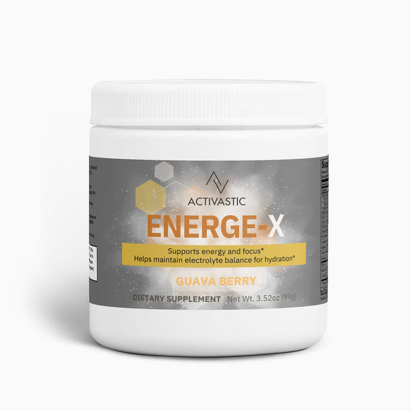 ENERGE-X Pre-Workout Energy Powder (Guava Berry)