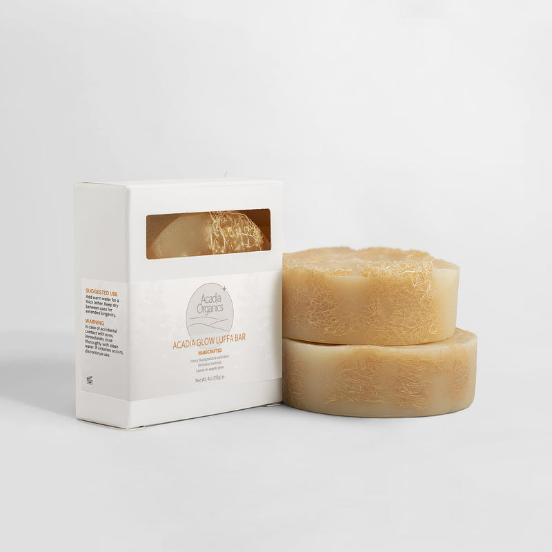 Acadia Glow Exfoliating Luffa Bar