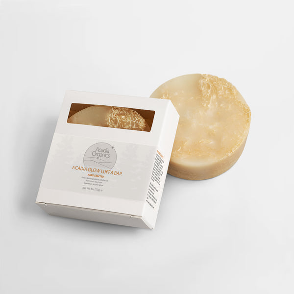 Acadia Glow Exfoliating Luffa Bar