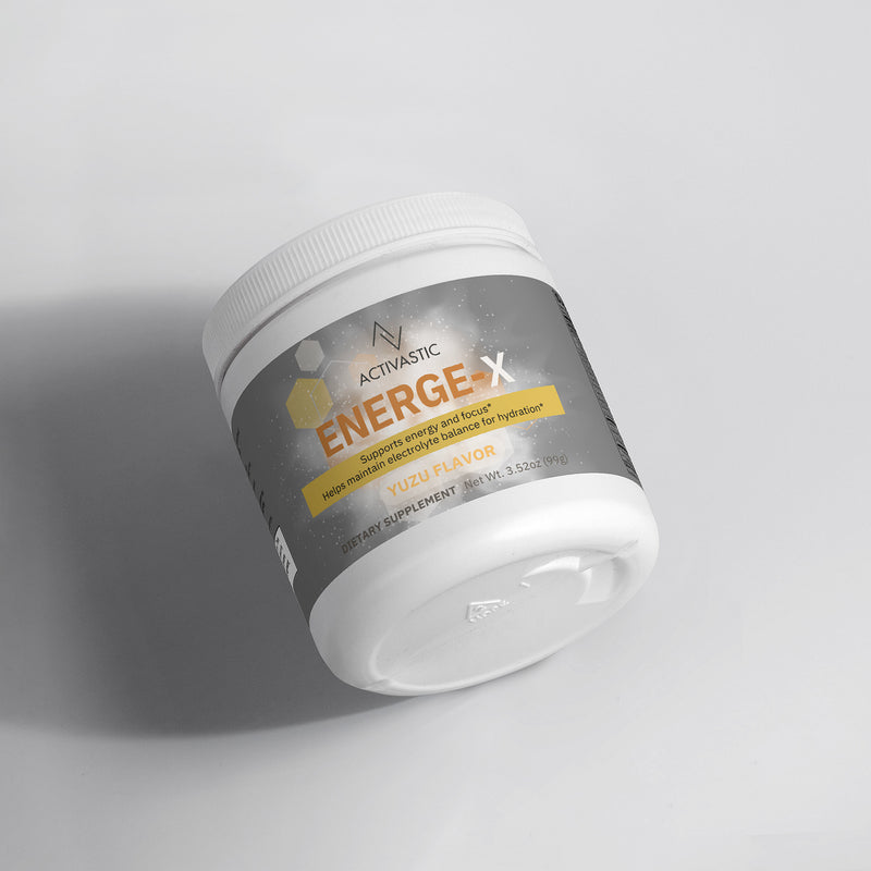ENERGE-X Pre-Workout Energy Powder (Yuzu Flavor)