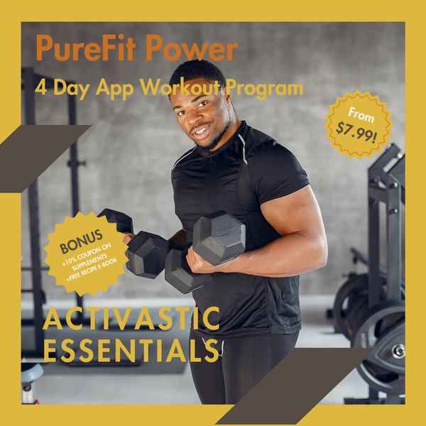 Activastic Essentials: PureFit Power - 4 Day Upper/Lower Split Activastic Workout App Program