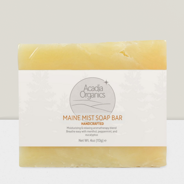 Maine Mist Menthol, Peppermint and Eucalyptus Aromatherapy Soap Bar