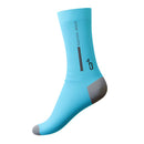 Bamboo Performance Socks – Mid-Calf, Vertical Stripe/Logo