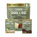 2-in-1 Vegan Protein + Creatine Travel Packets