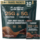 2-in-1 Whey Protein Isolate + Creatine Travel Packets