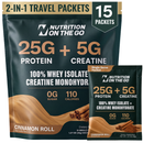 2-in-1 Whey Protein Isolate + Creatine Travel Packets