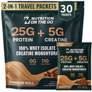 2-in-1 Whey Protein Isolate + Creatine Travel Packets