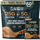 2-in-1 Whey Protein Isolate + Creatine Travel Packets