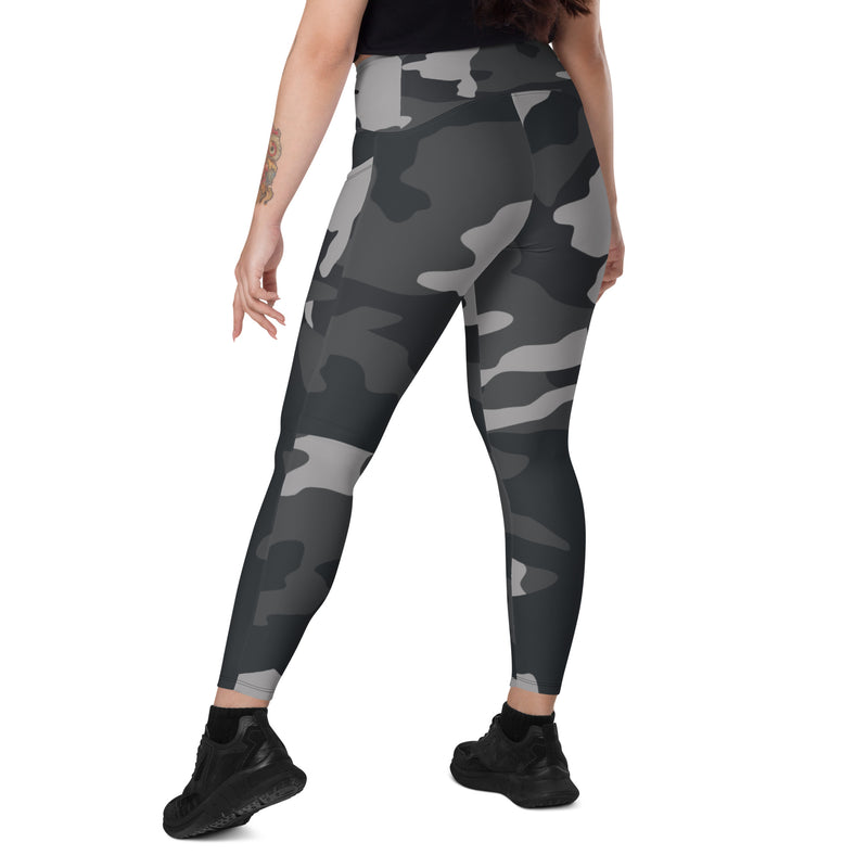 ALP001 Activastic Camo Legging met zakken