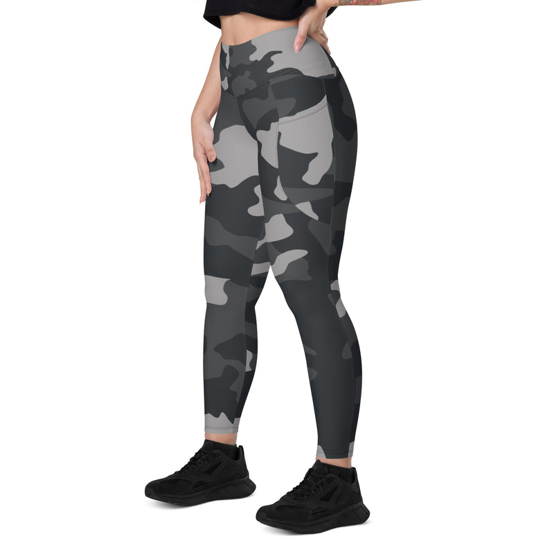 ALP001 Activastic Camo Legging met zakken