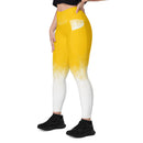 ALP003 Activastic Yellow Gradient Leggings with pockets
