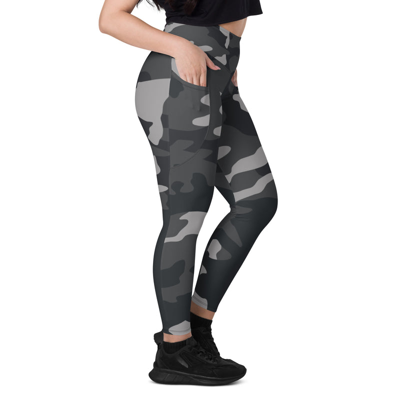 ALP001 Activastic Camo Legging met zakken