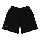 AMS003 Activastic Mens' Signature Black Recycled Athletic Shorts