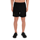 AMS003 Activastic Mens' Signature Black Recycled Athletic Shorts