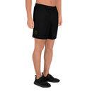 AMS003 Activastic Mens' Signature Black Recycled Athletic Shorts