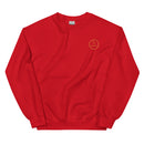AMGST002 Activastic Men's Small Circle Logo Graphic Crew Neck Sweatshirt