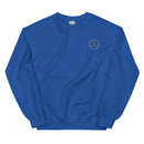 AMGST002 Activastic Men's Small Circle Logo Graphic Crew Neck Sweatshirt