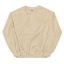 AMGST002 Activastic Men's Small Circle Logo Graphic Crew Neck Sweatshirt