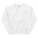 AMGST002 Activastic Men's Small Circle Logo Graphic Crew Neck Sweatshirt