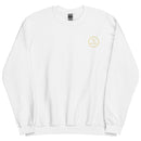AGST002 Women's Small Circle Logo Graphic Crew Neck Sweatshirt