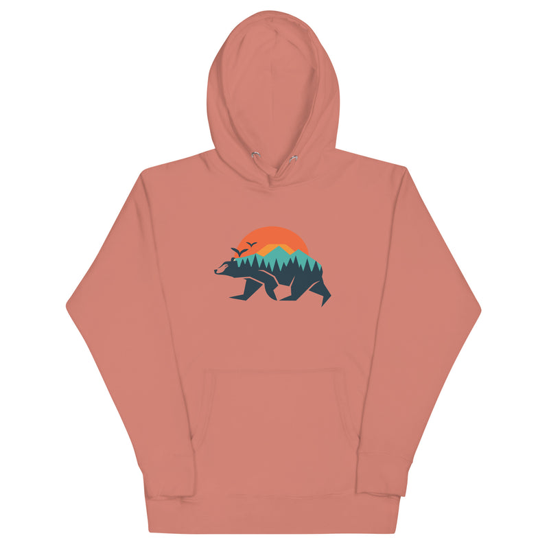 AGSTU001 Mountain Bear Unisex Hoodie