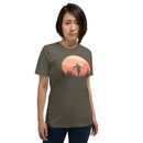AUGT001 Trail Run Woods Graphic Short Sleeve Unisex Tee