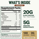 2-in-1 Vegan Protein + Creatine Travel Packets