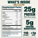 2-in-1 Whey Protein Isolate + Creatine Travel Packets